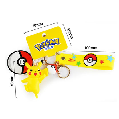 Genuine Pokémon Keychain Figures – Morpeko, Gengar, Meowth, Cubone & Jigglypuff Anime Action Toy Keyring Fragrance Pendant Gift
