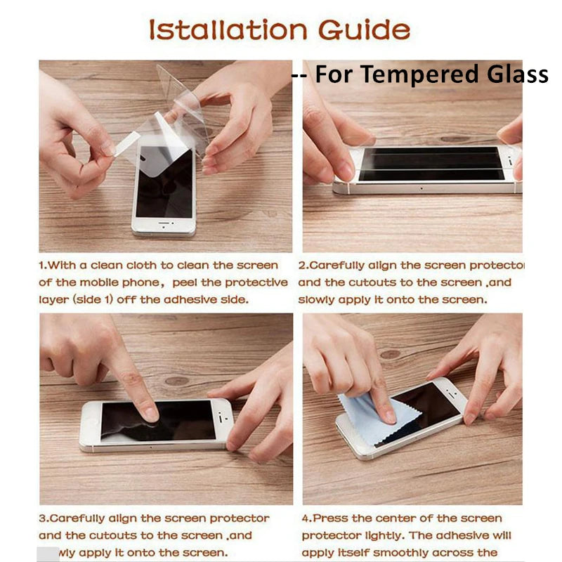 Tempered Glass Screen Protector for OnePlus Nord 4 — Protective Glass & Camera Lens Film