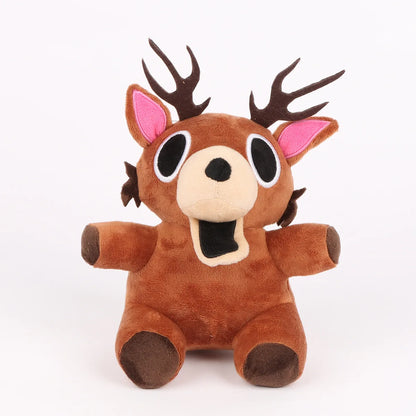 2026 New 99 Nights in the Forest Plush – Brown Elk, White Owl Stuffed Dolls & Pillows for Kids’ Gifts