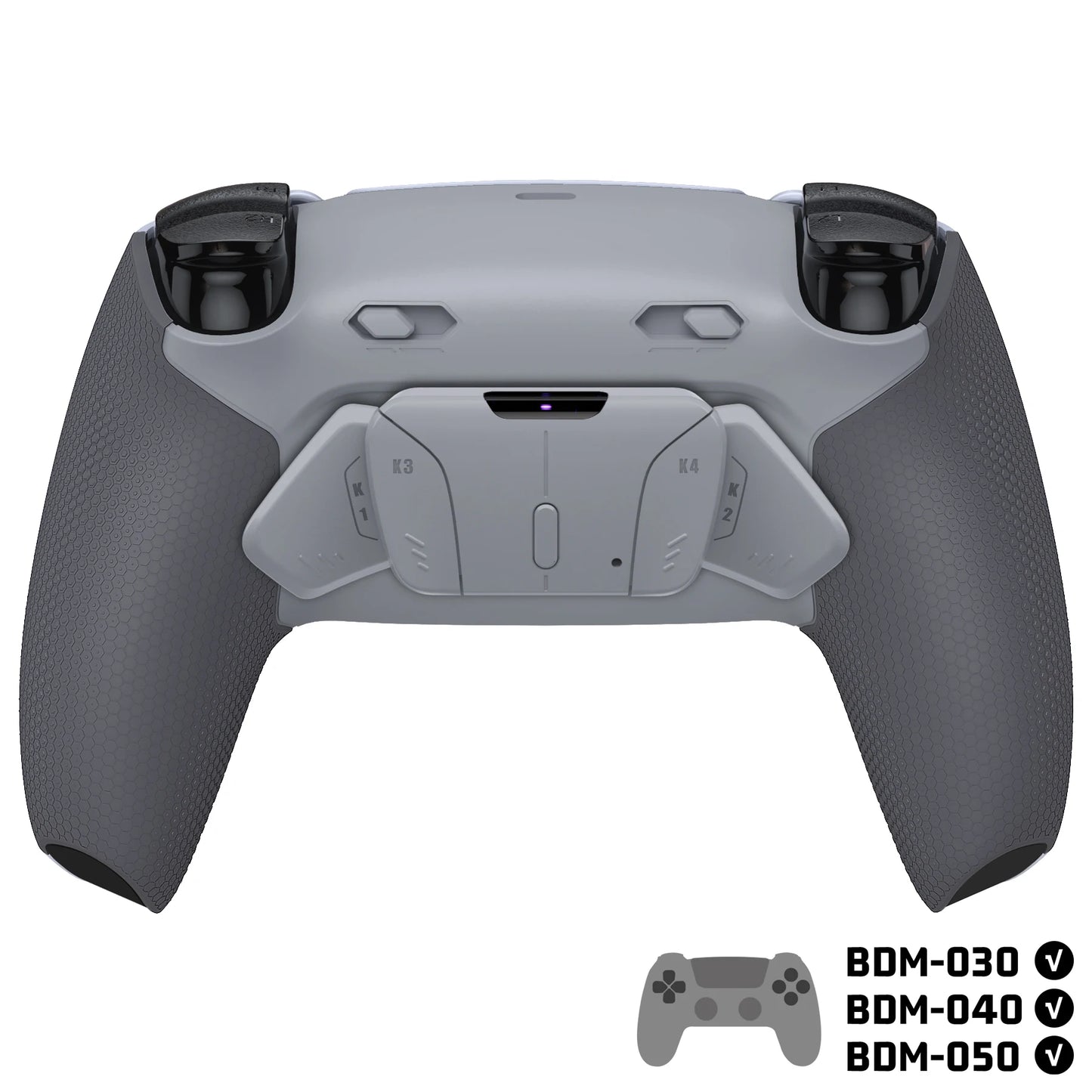 eXtremeRate RISE4 Plus MAX Back Button Kit – Remappable PS5 Controller Accessory with Clicky Trigger Stop & Rubberized Grip