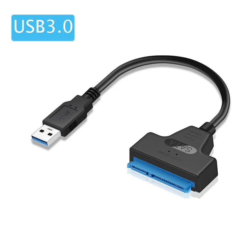 SATA to USB 3.0 Cable – 6 Gbps Adapter for 2.5 Inch External HDD/SSD, SATA III 22-Pin to USB 3.0 Cord