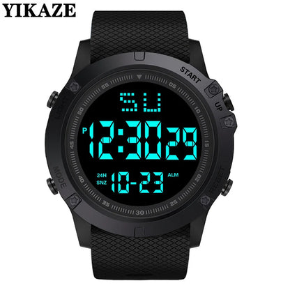 Men's Sport Watch – Multifunction Military Digital Watch, Waterproof, Luminous LED, Big Dial for Kids, Students, and Outdoors