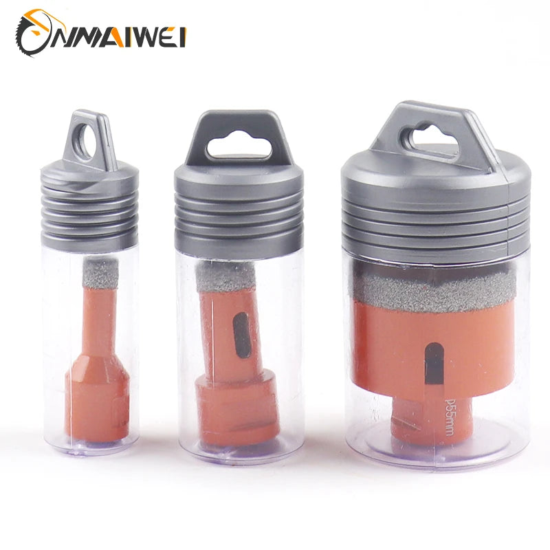 Diamond Brazed Dry Core Drill Bit 6–100mm Hole Saw (1pc) — For Porcelain Tile, Marble, Glass & Granite Cutting