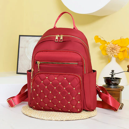 Luxury Designer Women's Oxford Rucksack - High-Quality, Small Schoolbag for Youth and Students, Leisure Outdoor Backpack, Travel Shoulder Bag