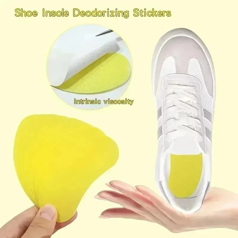 Portable Shoe Deodorizing Insole Stickers 12-240PCS - Sweat-Absorbing Foot Odor Removal Inserts