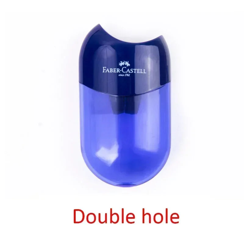 Double & Single Hole Transparent Pencil Sharpener – Creative Pen Knife for Kids & Students, School Supplies