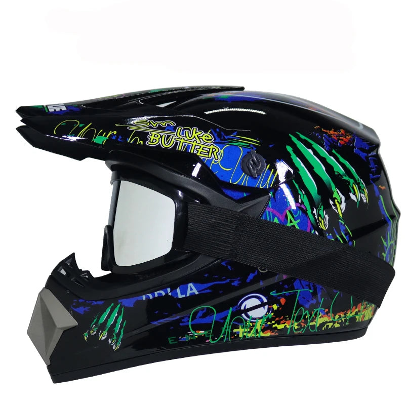 Children's Off-Road Motorcycle Helmet - Bike Downhill AM DH Cross & Motocross Capacete Casco for Kids
