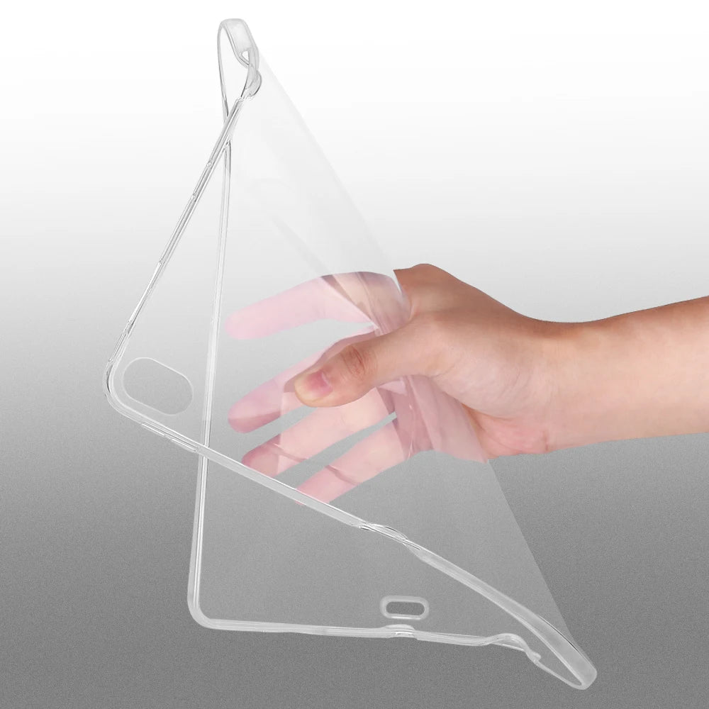 Transparent iPad Protective Case - Soft Cover for iPad 10th Gen, Air, Mini & Pro 11