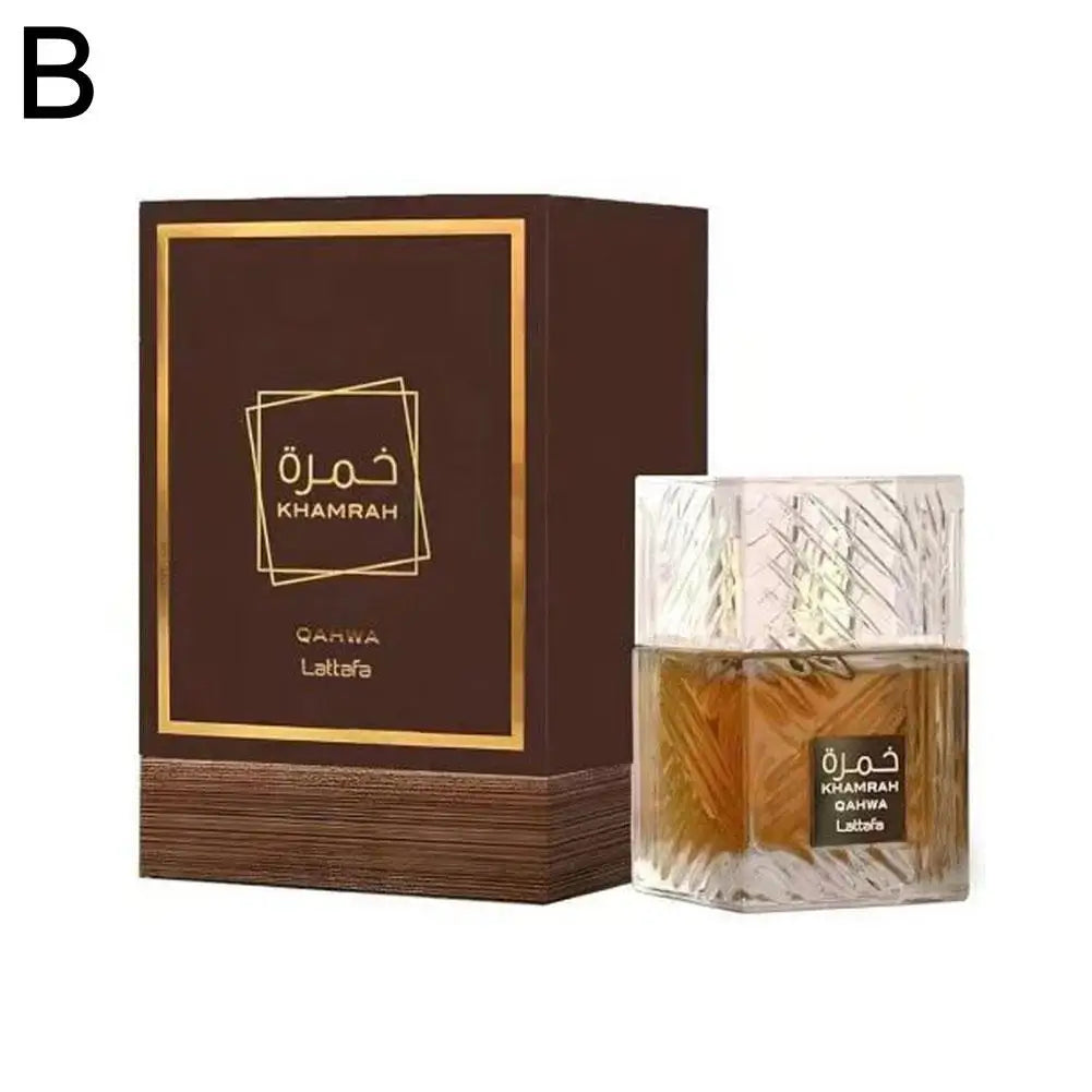 Lattafa Khamrah Qahwa 100ml Eau De Toilette – Unisex Perfume, Middle Eastern Arab Fragrance, Dubai Inspired