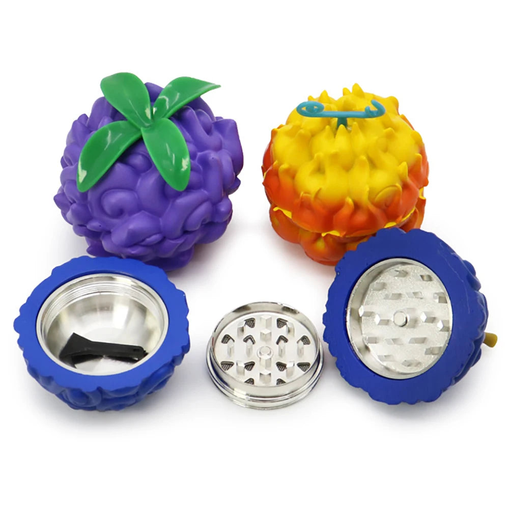 Fruit-Shaped Metal Herb Grinder — Evil Design Available in 3 Colors