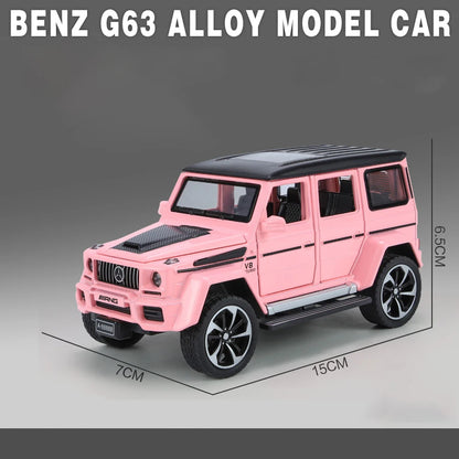 1:32 Mercedes Benz G63 Diecast Model Car with Sound & Light – Off-road SUV Miniature Alloy Toy Gift for Boyfriend
