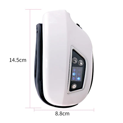 Bluetooth Eye Massager with Heat, Smart Airbag Vibration, and Compress - Relax, Relieve Migraines, and Improve Sleep with Advanced Eye Care