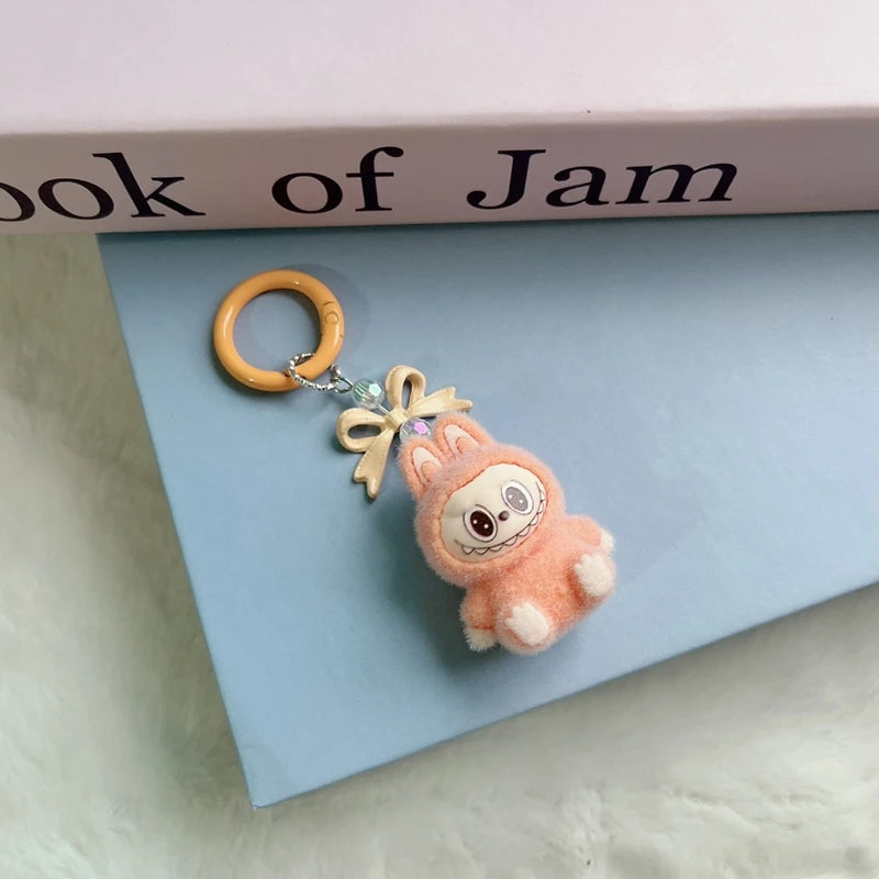 Kawaii Plush Keychain – Cute Aesthetic Bag Charm for Women, Wedding & Party Gifts