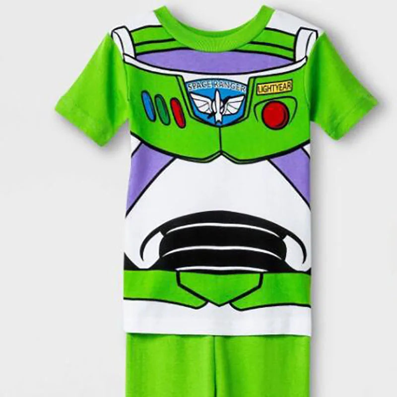 100% Cotton Boys Pajamas - Superhero Kids Sleepwear & Toddler Nightwear Set