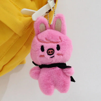Kpop SKZOO Plush Keychain – Cute Dog Pendant Toy for Kids, Backpack Hanging, Birthday Gift