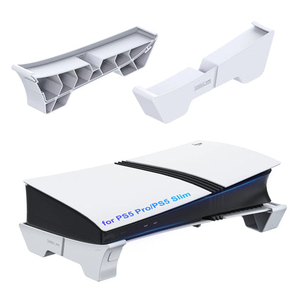 PS5 Pro & PS5 Slim Horizontal Stand Base – Console Mount Accessories for Disc & Digital Editions, Stable Gaming Support Stand