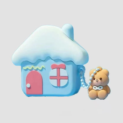 3D Silicone AirPods Case – Cute Cartoon Headphone Charging Cover for AirPods 1/2/3/4 & AirPods Pro 2 (2024)