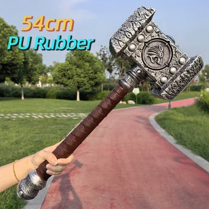 Cosplay Repair Tool Props Set - PU Simulation Hammer & Wrench Stage Performance Toy for Kids