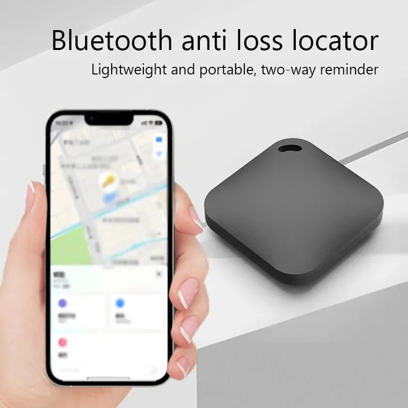 Smart Bluetooth GPS Tracker – iTag Anti-Lost Locator for Car, Keys, Pets & Kids, Works with Apple Find My App (MFI Rated)