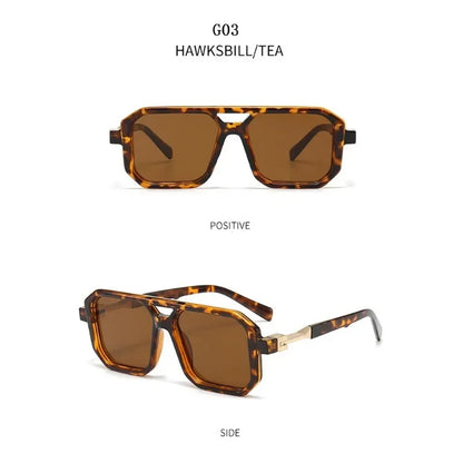 2024 Vintage Fashion Sun Protection Sunglasses – Square Retro Shades for Men & Trendy Women’s Gafas De Sol