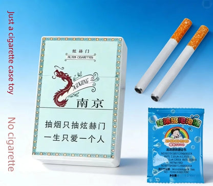 Funny Cigarette Box Toy - Novelty Photo Prop Bubble Machine Party Gift