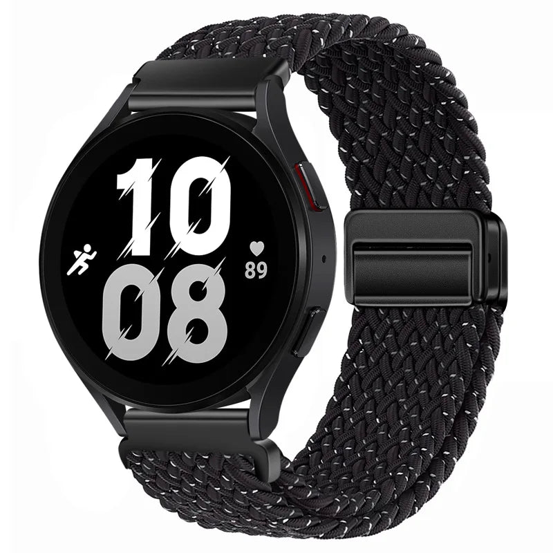 22mm Braided Nylon Watch Band – Loop Sport Strap for OnePlus Watch 3/2, OPPO Watch X/X2/4 Pro & 46mm Smartwatch Bracelet
