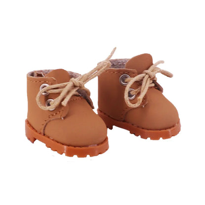 3.8cm Doll Shoes for 17cm Labubu Plush Doll – Accessories Gift for Girls