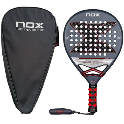 NOX Padel Tennis Racket - Carbon Fiber Diamond-Shaped EVA Sports Racquet