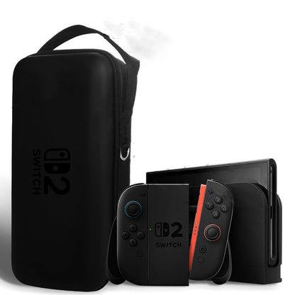 Nintendo Switch 2 Carrying Case with OLED Protective Cover – Large Capacity Hard Shell Storage Bag with Stand
