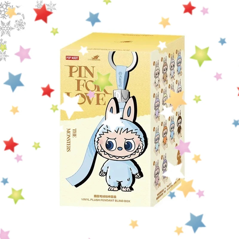THE MONSTERS Love Series Pin – Popmart LABUBU Mystery Blind Box Cute Figurine, Desktop Decoration & Gift