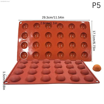 3D Fruit Shape Silicone Cake Mold — French Dessert Baking Tools for Brownies, Mousse & Pastry Decoration