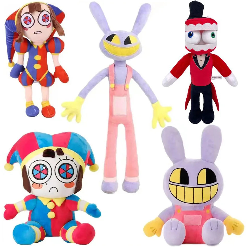 The Amazing Digital Circus Pomni Plush Doll – Soft Anime Clown Toy for Kids Christmas Gift