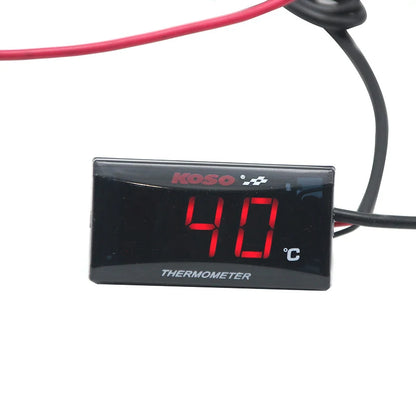 Universal Motorcycle Water Temperature Meter | LCD Display Digital Hygrometer Instrument | Thermometer Sensor | Motorbike Modification