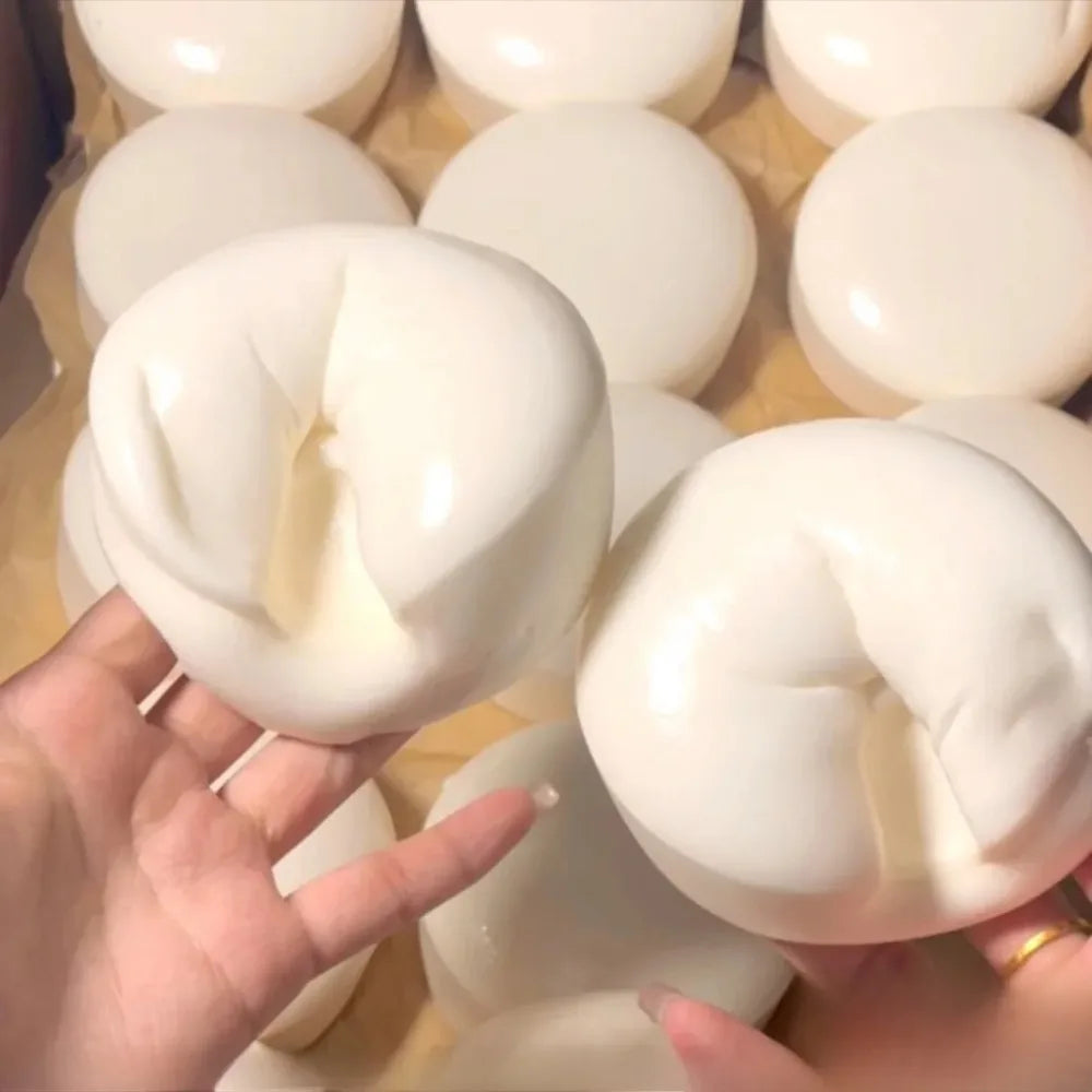 Taba Squishy Yogurt Cake Bread Stress Relief Toy – Slow Rising Soft Squeeze Fidget Sensory Toy for Kids & Adults Relaxation Gift