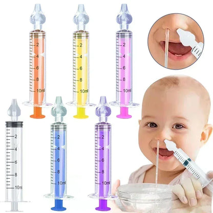 Baby Nasal Aspirator Syringe - Reusable Nose Cleaner and Nasal Irrigator for Infants and Children