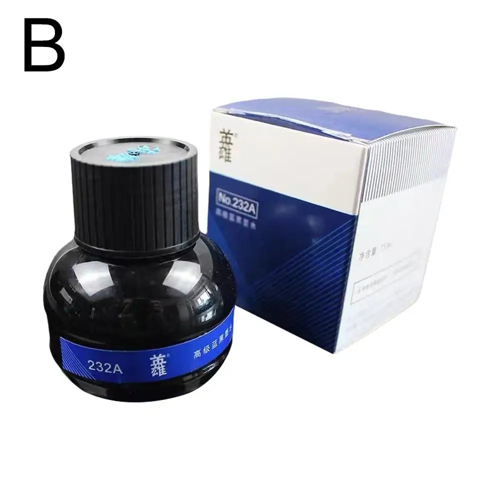 YingXiong Black 70ml Fountain Pen Ink – High-Quality Calligraphy & Writing Stationery Refill