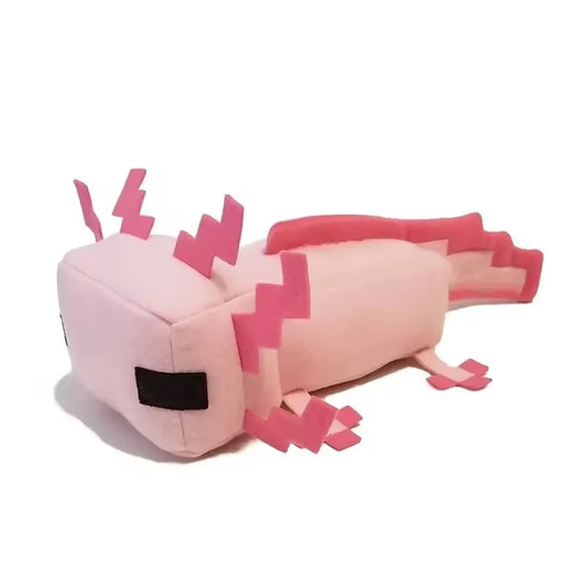 Minecraft-Inspired Axolotl & Mob Plush Toy - Soft Stuffed Doll Gift for Kids