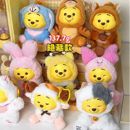 Disney Winnie the Pooh Vinyl Blind Box – Naughty Party Pooh Bear Mystery Pendant Toy, Cute Surprise Doll Gift