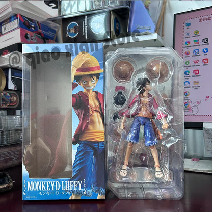 One Piece Action Figures - Luffy, Zoro, Ace Anime Models with Movable Joints for Kids' Birthday Gifts & Collection