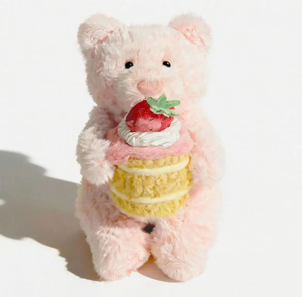 Cute Floral Bunny Plush Gift - Leopard Bunny Barcelona Bear Cake Bunny Bouquet Design Birthday Present Essential
