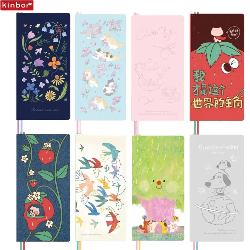 Kinbor Undated Weekly Planner - Illustrated Hardcover To-Do List Notebook