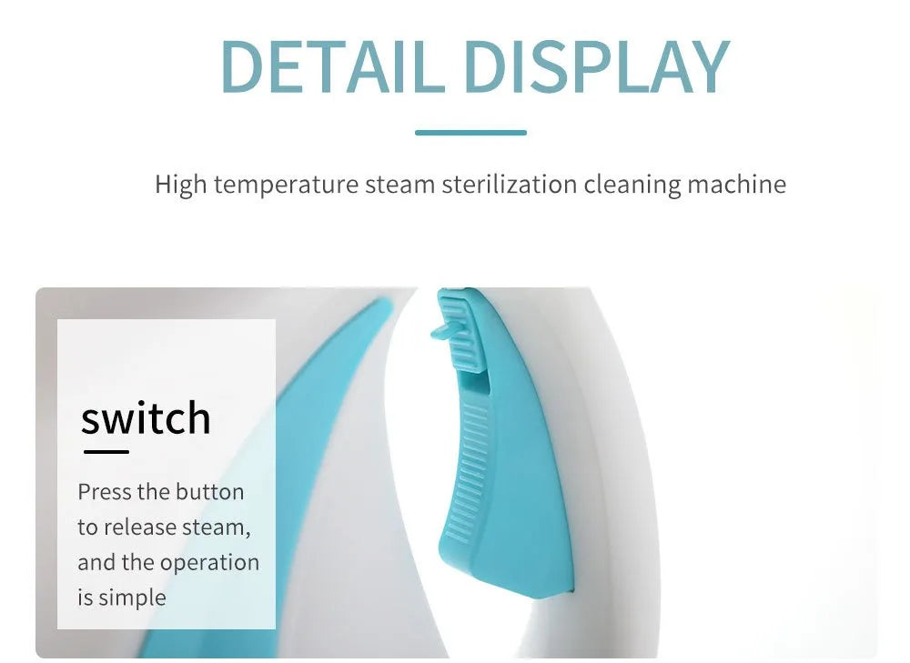 Portable High-Temperature Steam Cleaner for Home, Kitchen, and Car – Handheld Steamer with EU/US Plug