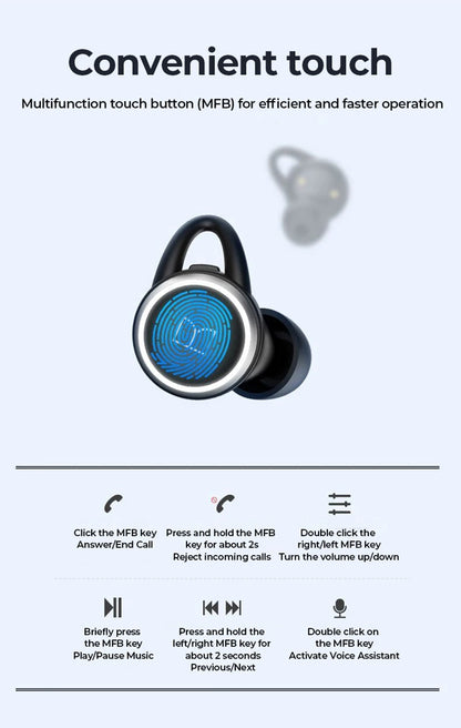Monster Clarity 101 AirLinks TWS Earbuds | ENC Noise-Cancelling Waterproof Bluetooth Headphones