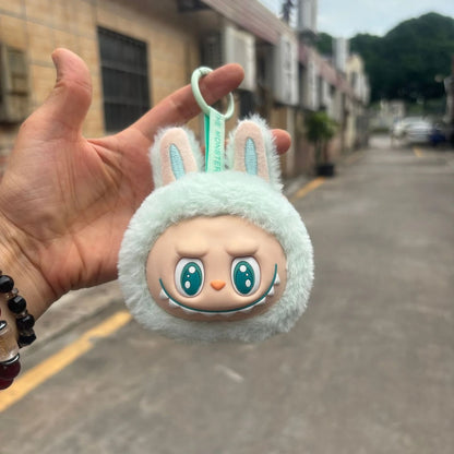 Labubu 2nd Gen Multi-Color Cute Doll Head Plush Toy — Backpack Pendant Keychain Anime Gift Box