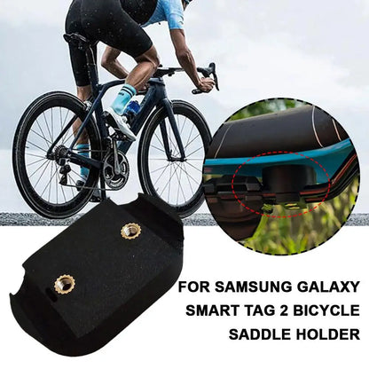 Samsung Galaxy SmartTag2 Bike Saddle Holder - Anti-Loss Shockproof Protective Case with Secure Mounting Bracket