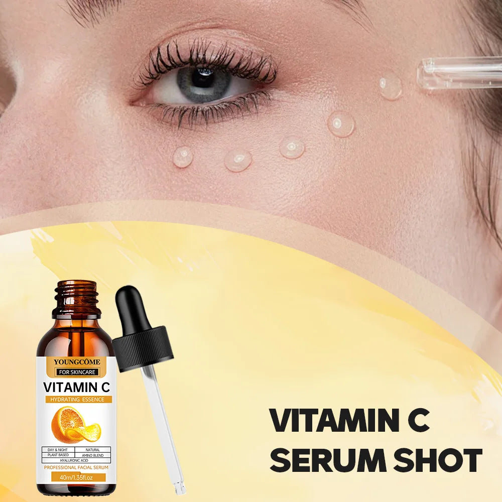 Vitamin C Facial Essence – Dark Spot Care, Anti-Aging Hydration & Collagen-Enriched Skin Nourishing Serum