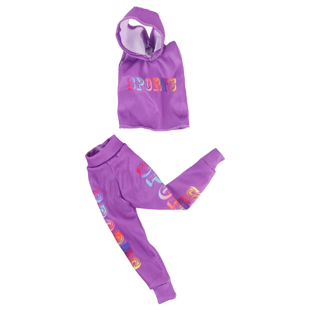 30cm Ken Doll Clothes – Pop Suit Top & Pants Outfit for Boys, Holiday Gift Doll Accessories