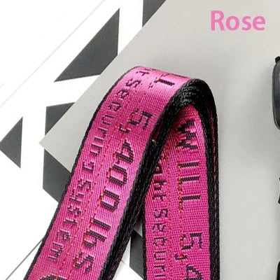 Nylon Dog Collar & Harness Set – Adjustable Durable Leash, Trendy Pet Accessories for Small & Medium Dogs, Seat Belt Safe