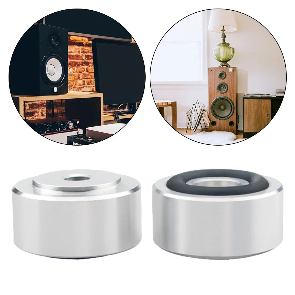 4/8Pcs HiFi Speaker Isolation Spikes – Aluminum Alloy Stand Feet Pads for Speakers & DAC