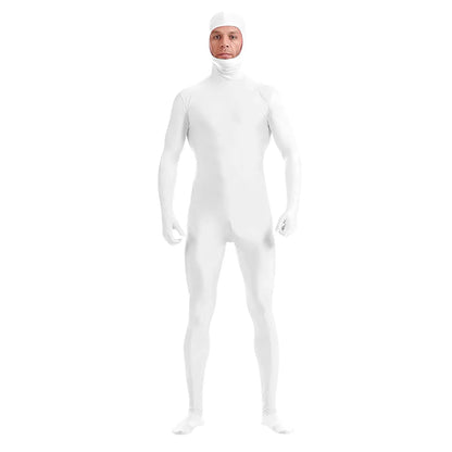 Full Body Zentai Suit for Men – Halloween Second Skin Tight Spandex Nylon Bodysuit Cosplay Costume
